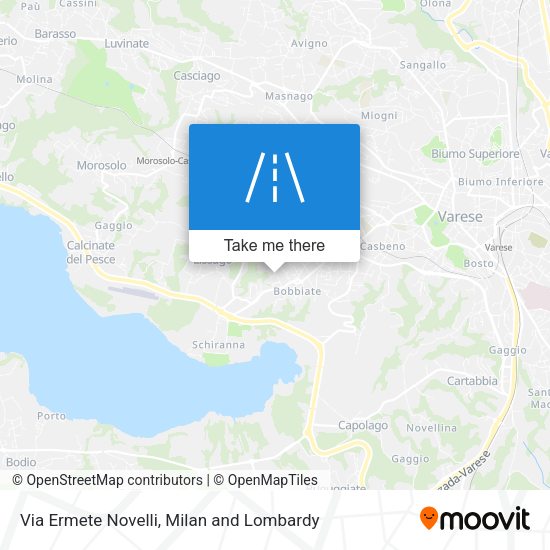 Via Ermete Novelli map