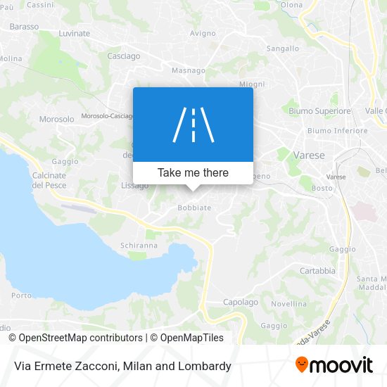 Via Ermete Zacconi map