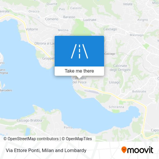 Via Ettore Ponti map