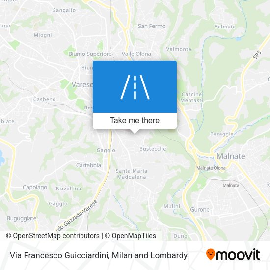 Via Francesco Guicciardini map