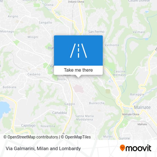 Via Galmarini map