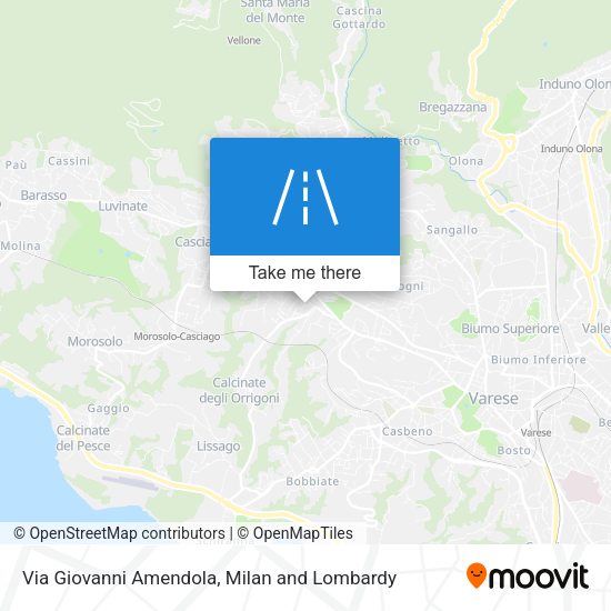 Via Giovanni Amendola map
