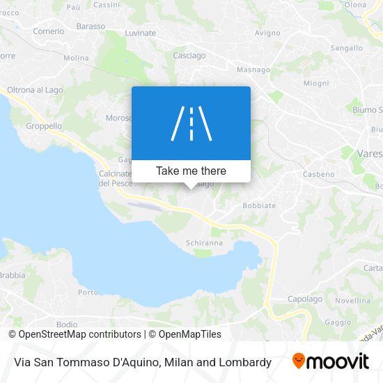 Via San Tommaso D'Aquino map