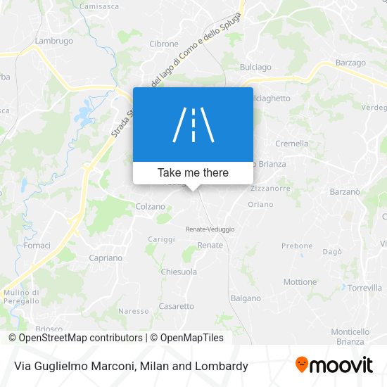 Via Guglielmo Marconi map