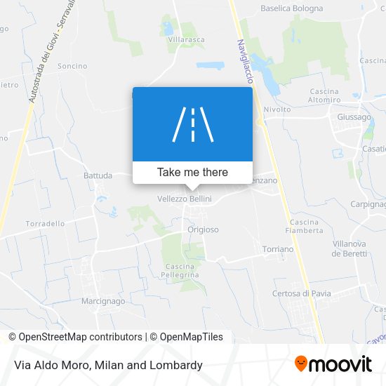 Via Aldo Moro map