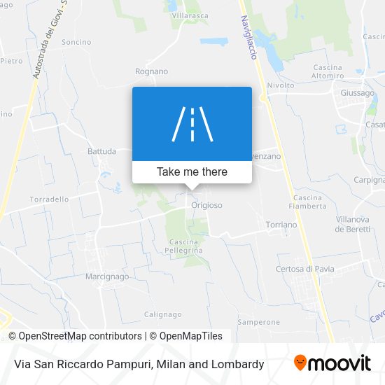 Via San Riccardo Pampuri map