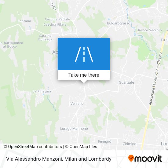 Via Alessandro Manzoni map