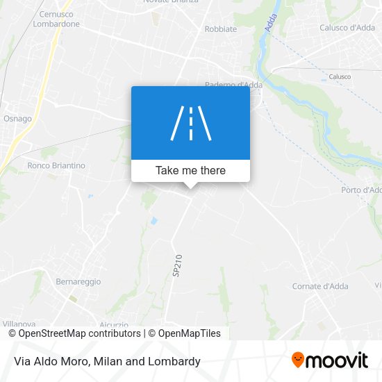 Via Aldo Moro map