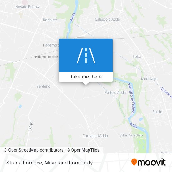 Strada Fornace map