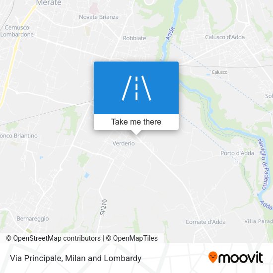 Via Principale map