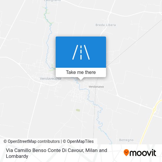 Via Camillo Benso Conte Di Cavour map