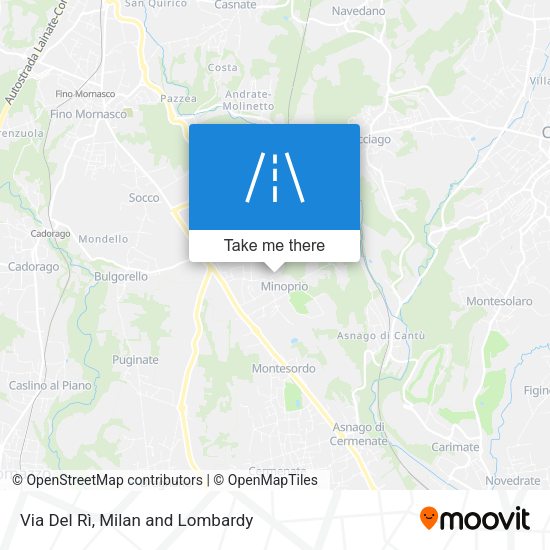 Via Del Rì map