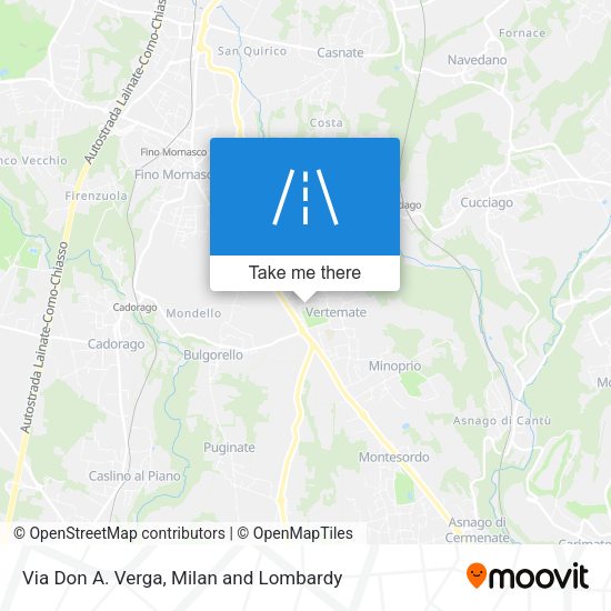 Via Don A. Verga map