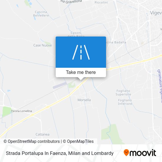Strada Portalupa In Faenza map