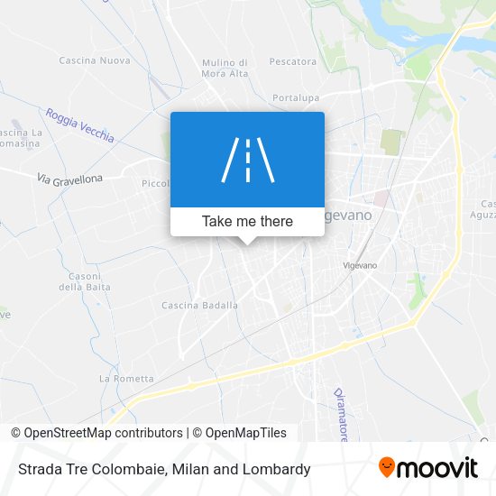 Strada Tre Colombaie map