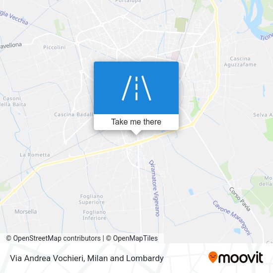Via Andrea Vochieri map