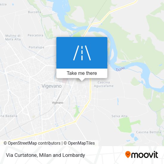 Via Curtatone map