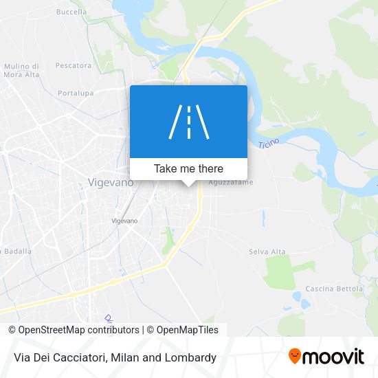 Via Dei Cacciatori map