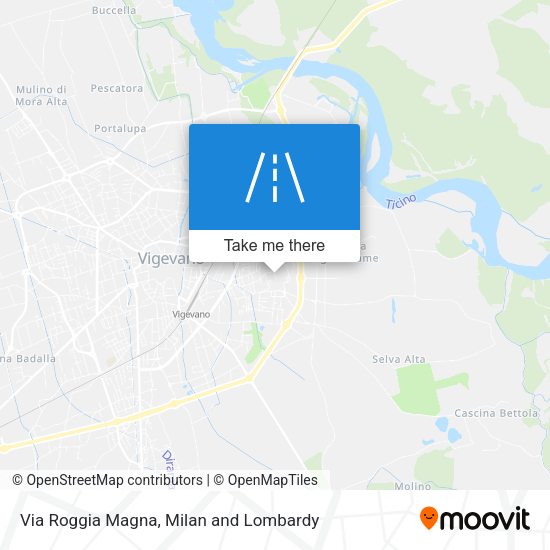 Via Roggia Magna map