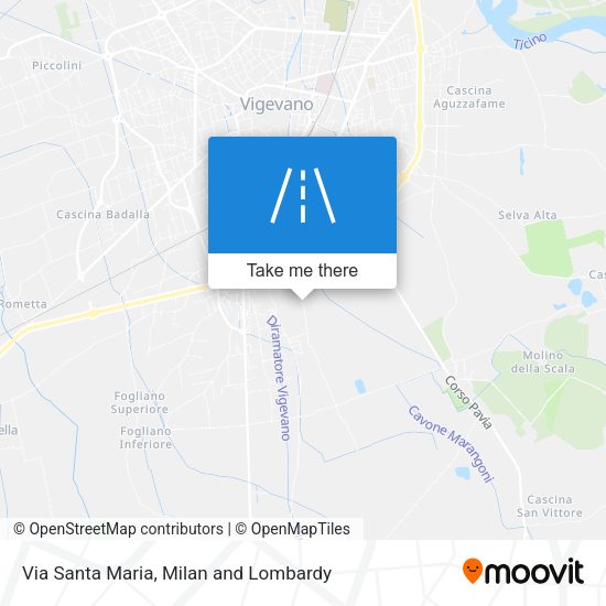 Via Santa Maria map