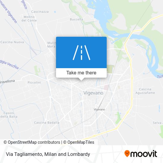 Via Tagliamento map