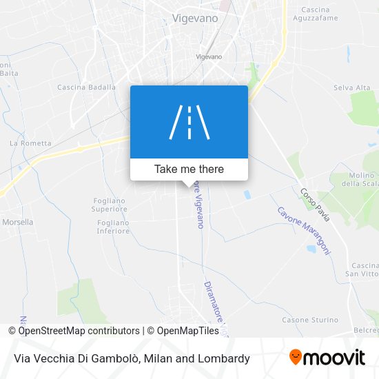 Via Vecchia Di Gambolò map