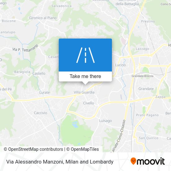 Via Alessandro Manzoni map