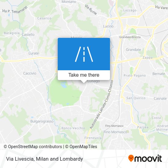 Via Livescia map