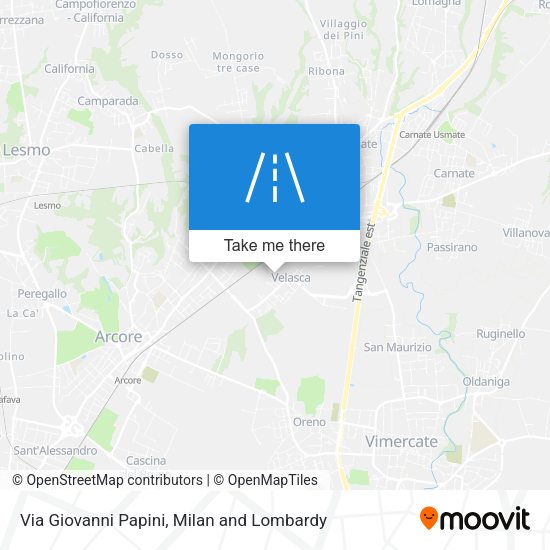 Via Giovanni Papini map