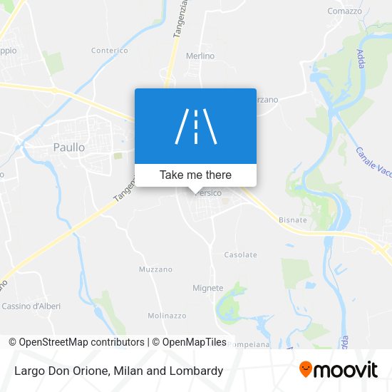 Largo Don Orione map