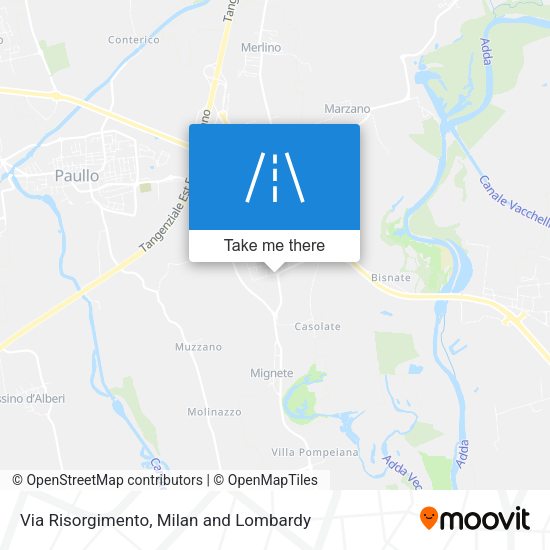 Via Risorgimento map