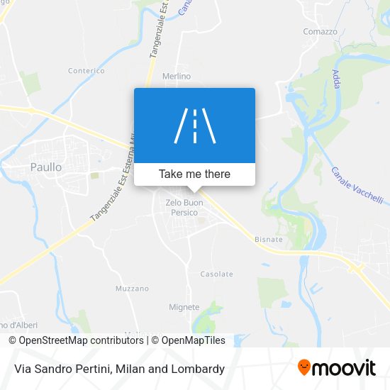 Via Sandro Pertini map