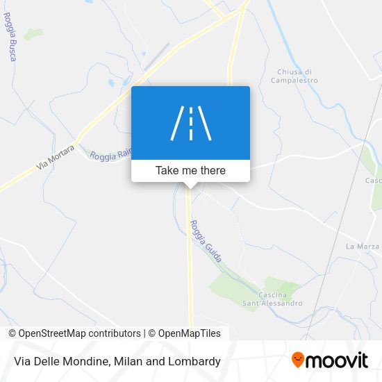 Via Delle Mondine map