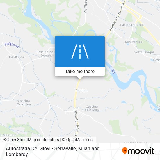 Autostrada Dei Giovi - Serravalle map