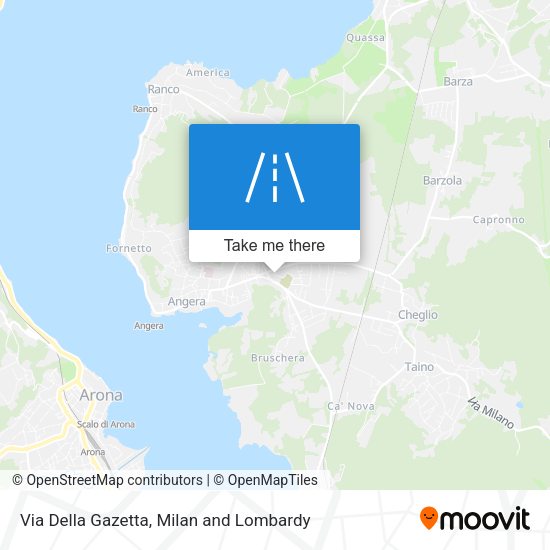 Via Della Gazetta map