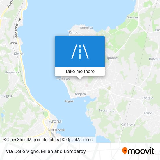 Via Delle Vigne map