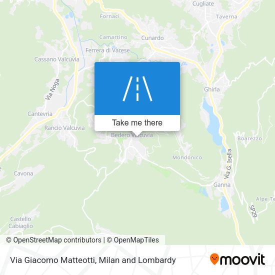 Via Giacomo Matteotti map