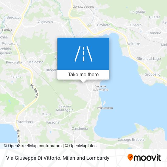 Via Giuseppe Di Vittorio map