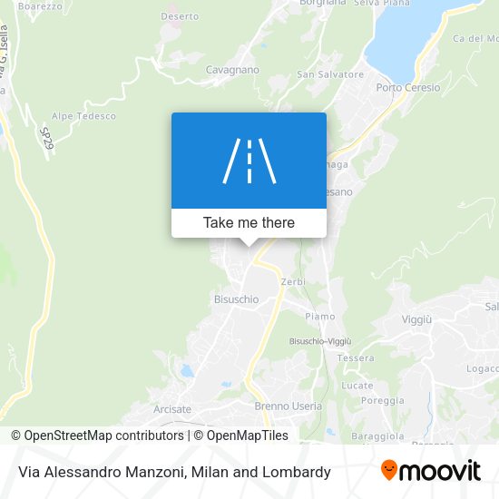 Via Alessandro Manzoni map