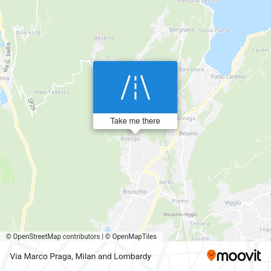 Via Marco Praga map