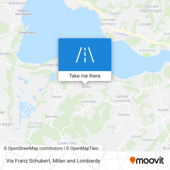 Via Franz Schubert map