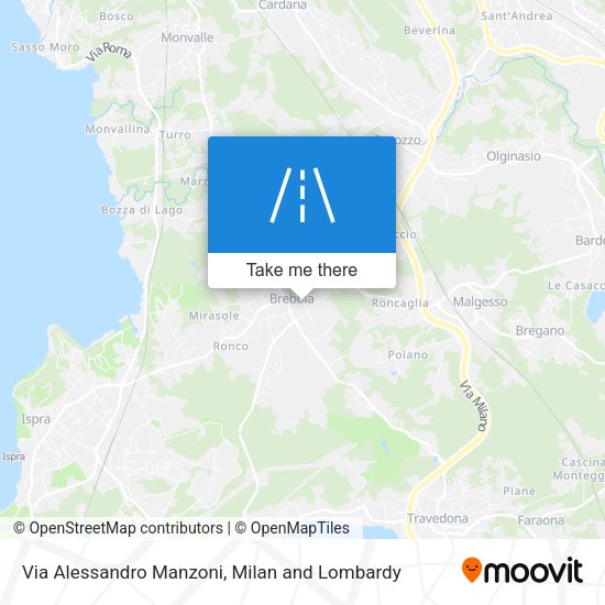 Via Alessandro Manzoni map