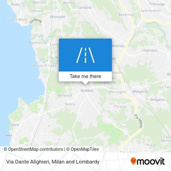 Via Dante Alighieri map
