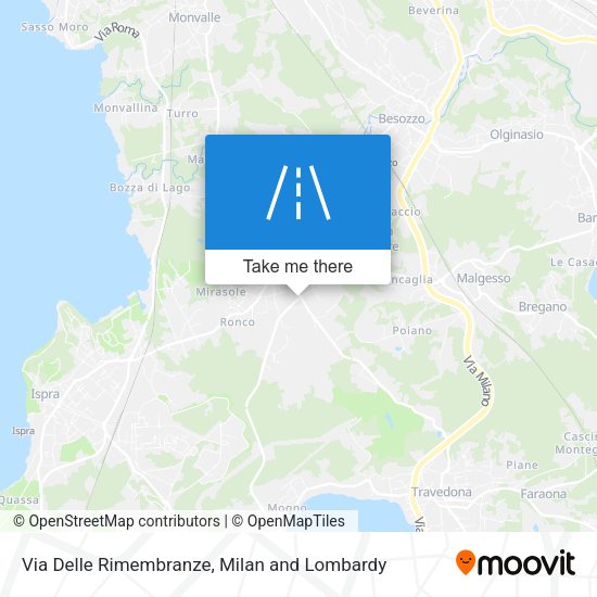 Via Delle Rimembranze map