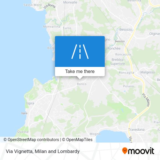 Via Vignetta map