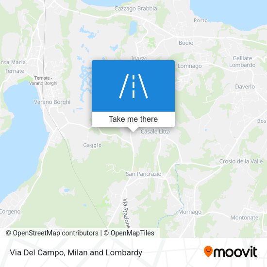 Via Del Campo map