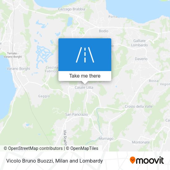 Vicolo Bruno Buozzi map