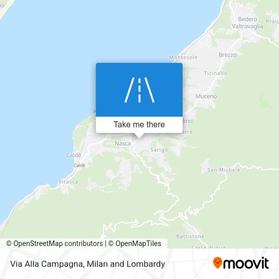 Via Alla Campagna map