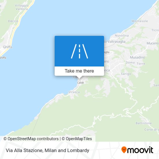 Via Alla Stazione map
