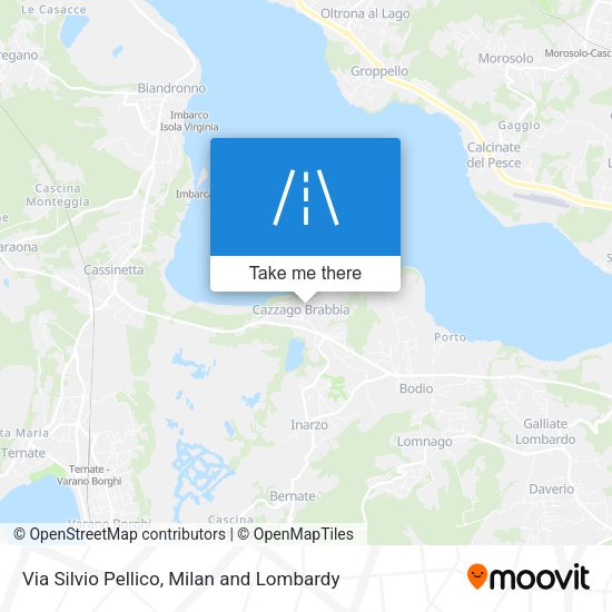 Via Silvio Pellico map